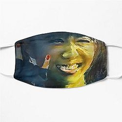 Moa-Metal Smiley Fox Goddess Babymetal AI Painting Digital Fan Art Flat Mask RB2709