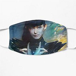 Su-Metal Iconic Pose Babymetal AI Painting Digital Fan Art Flat Mask RB2709