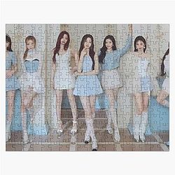 Blue and white Babymonster (KPOP) Jigsaw Puzzle