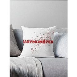 RED Babymonster (KPOP) Throw Pillow