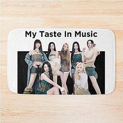 babymonster is my taste in music Bath Mat