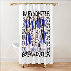 Babymonster (KPOP) Shower Curtain