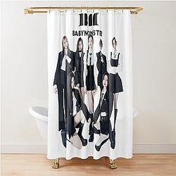 Babymonster (KPOP) Shower Curtain