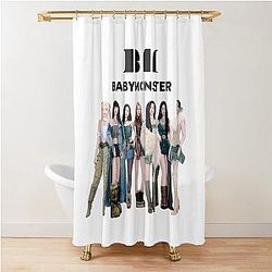 Babymonster (KPOP) Shower Curtain