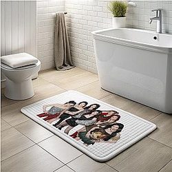 BabyMonster LA 0901 - Known for powerful vocals and charismatic performances BabyMonster Bath Mats