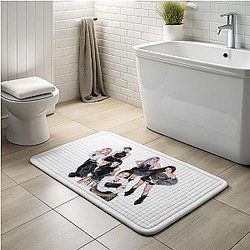 BabyMonster LA 0901 - Rapidly growing global fanbase in the Kpop scene BabyMonster Bath Mats