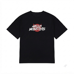 Hello Monsters Graphic Tee LA1407 BabyMonster T-Shirts
