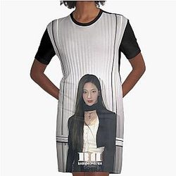 RUKA LIKE THAT Babymonster Graphic T-Shirt Dress