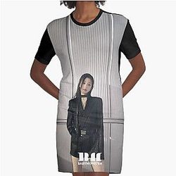 AHYEON LIKE THAT Babymonster Graphic T-Shirt Dress