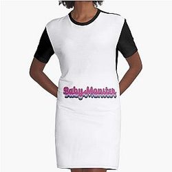 BABYMONSTER Graphic T-Shirt Dress