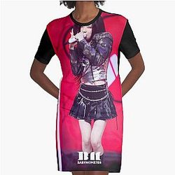 Asa Babymonster Graphic T-Shirt Dress