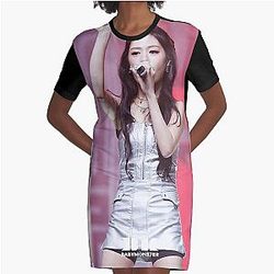 Ahyeon Babymonster Graphic T-Shirt Dress