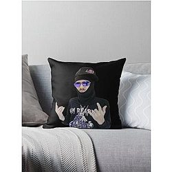 Babytron Yeat Cosplay Balaclava Throw Pillow