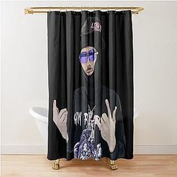 Babytron Yeat Cosplay Balaclava Shower Curtain