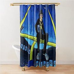 Babytron Megatron Album Cover Shower Curtain
