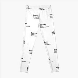 Babytron Underground Hip Hop Rap  Greatest lyric rapper alive Leggings