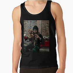 BabyTron in the studio with the dog Tank Top