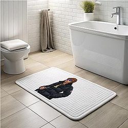 BabyTron LA 0901 - Founding member of hip hop group ShittyBoyz BabyTron Bath Mats