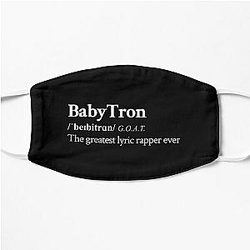 Babytron Underground Hip Hop Rap  Greatest lyric rapper alive Black Flat Mask