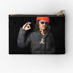 Babytron In The Studio Turban Posing Zipper Pouch