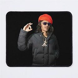 Babytron In The Studio Turban Posing Mouse Pad