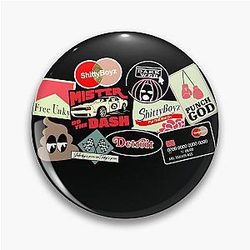 Babytron Collage Pin