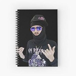 Babytron Yeat Cosplay Balaclava Spiral Notebook