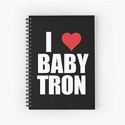 I Love BabyTron Spiral Notebook