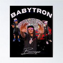 babytron 90s rap tee shirt Poster