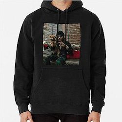 BabyTron in the studio with the dog Pullover Hoodie