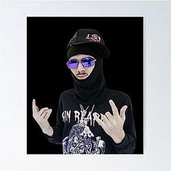 Babytron Yeat Cosplay Balaclava Poster