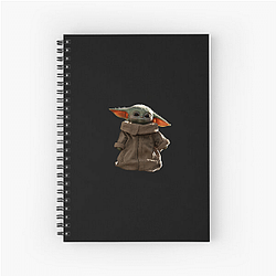 Baby Yoda Wisdom Silent power Baby Yoda Notebook