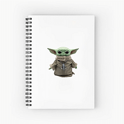 Baby Yoda Force Telekinetic lift Baby Yoda Notebook