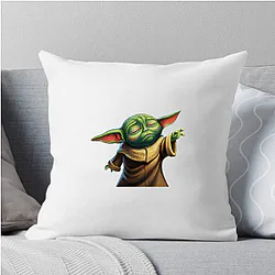 Baby Yoda Mando Loyal protector Baby Yoda Pillows Cover