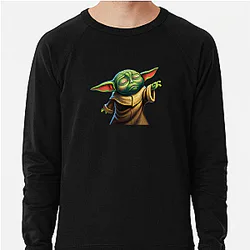 Baby Yoda Mando Loyal protector Baby Yoda Sweatshirts