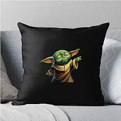 Baby Yoda Mando Loyal protector Baby Yoda Pillows Cover