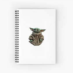Baby Yoda Cradle Hovering pod Baby Yoda Notebook