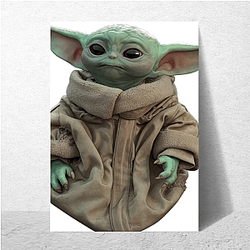 Baby Yoda Cradle Hovering pod Baby Yoda Posters