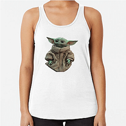 Baby Yoda Cradle Hovering pod Baby Yoda Tank Tops