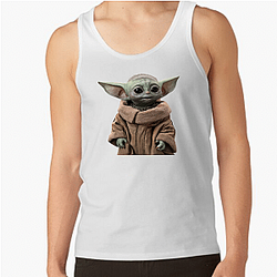Baby Yoda Snack Frog craving Baby Yoda Tank Tops