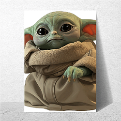 Baby Yoda Grogu Force child Baby Yoda Posters
