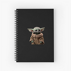 Baby Yoda Snack Frog craving Baby Yoda Notebook