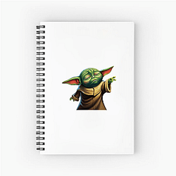 Baby Yoda Mando Loyal protector Baby Yoda Notebook