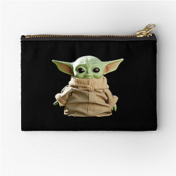 Baby Yoda Cute Galaxy icon Baby Yoda Zipper Pouches