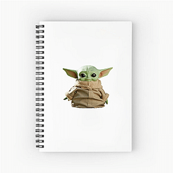 Baby Yoda Cute Galaxy icon Baby Yoda Notebook