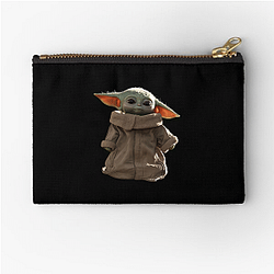 Baby Yoda Wisdom Silent power Baby Yoda Zipper Pouches