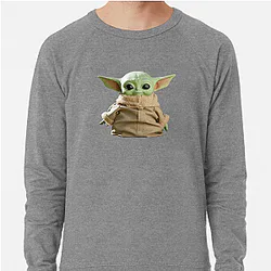 Baby Yoda Cute Galaxy icon Baby Yoda Sweatshirts