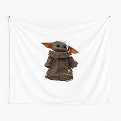 Baby Yoda Wisdom Silent power Baby Yoda Tapestries