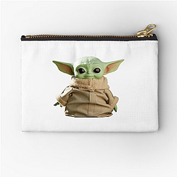 Baby Yoda Cute Galaxy icon Baby Yoda Zipper Pouches