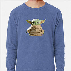 Baby Yoda Cute Galaxy icon Baby Yoda Sweatshirts